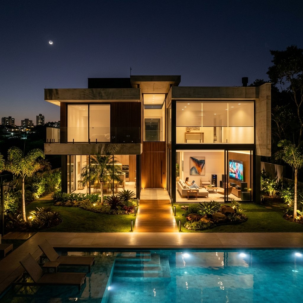Casa Inteligente de Luxo em Cascavel